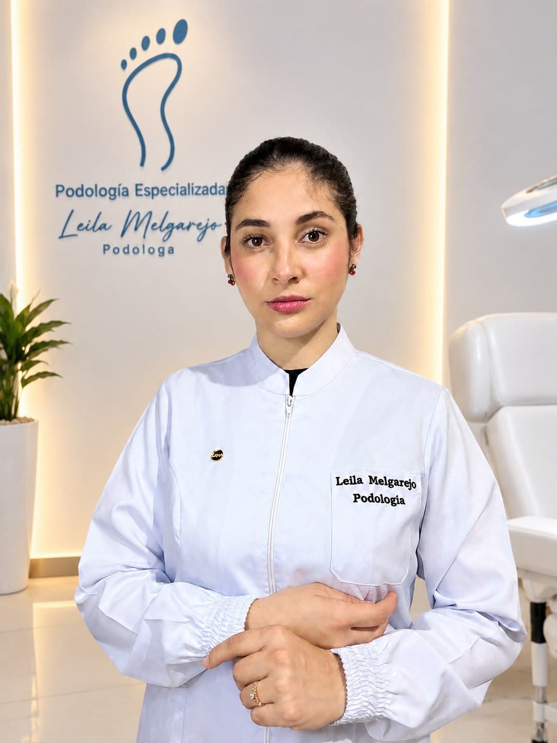 Leila Melgarejo, podóloga en Hernandarias